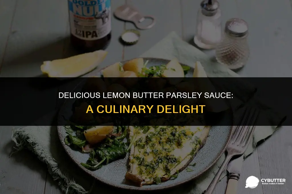 what is lemon butter parsley sauce called