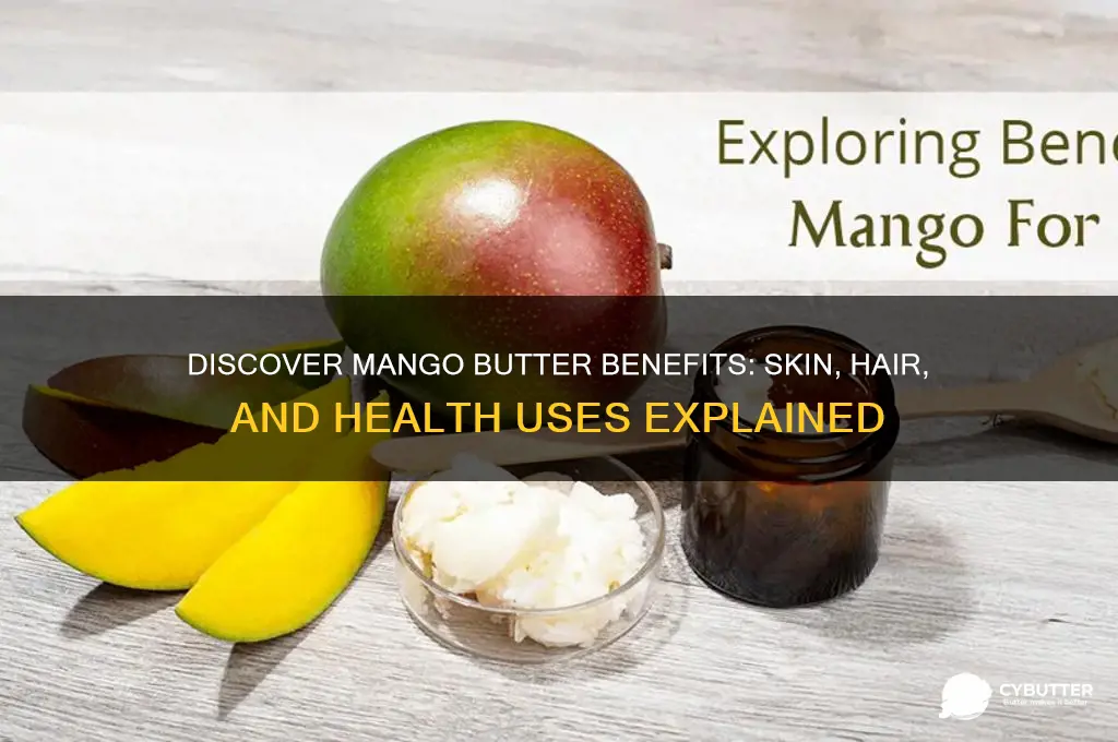 what is mango butter good for