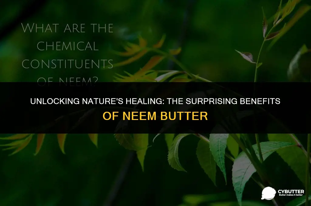 what is neem butter good for