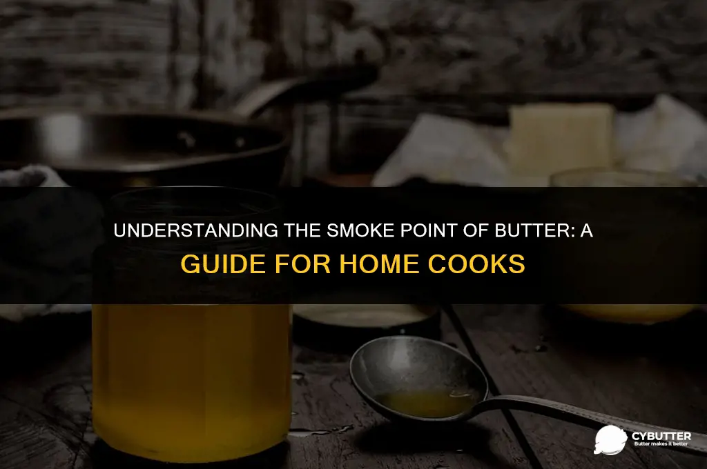 what is smoke point of butter