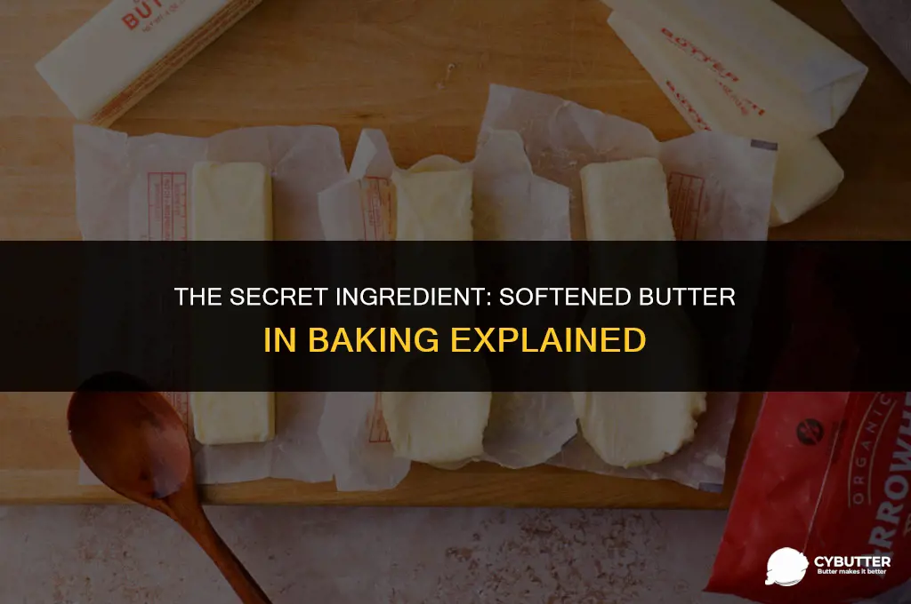 what is softened butter for baking