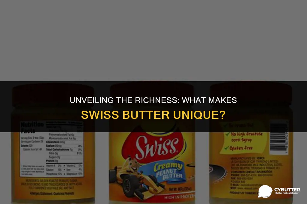 what is swiss butter made of