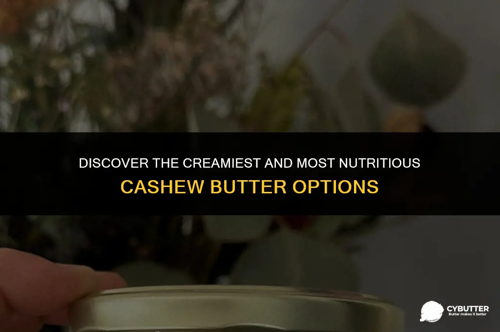 what is the best cashew butter