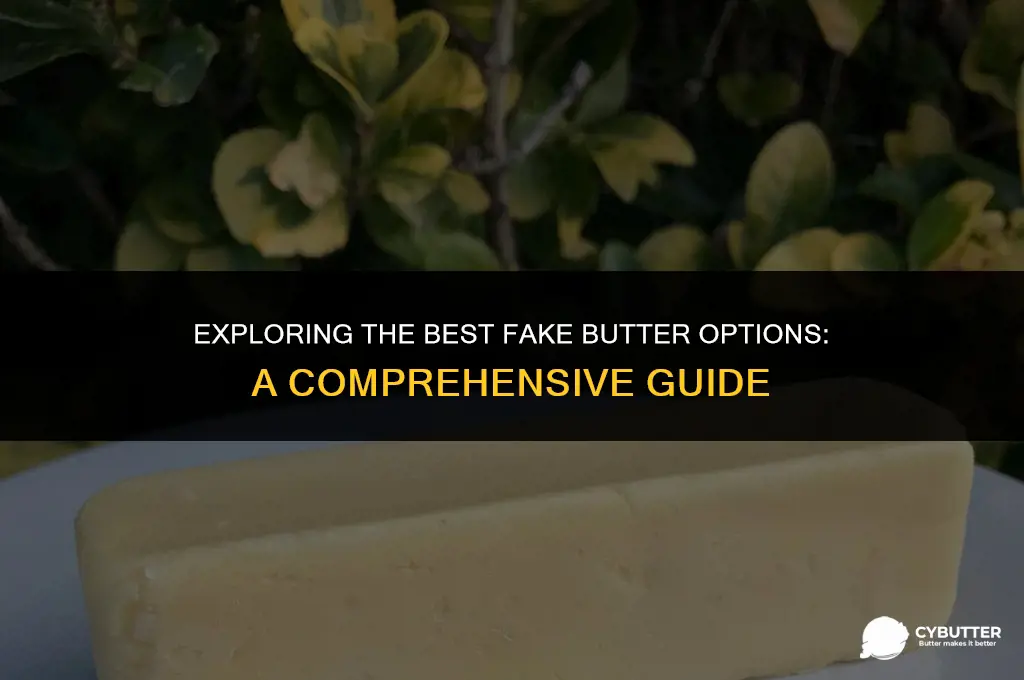 what is the best fake butter