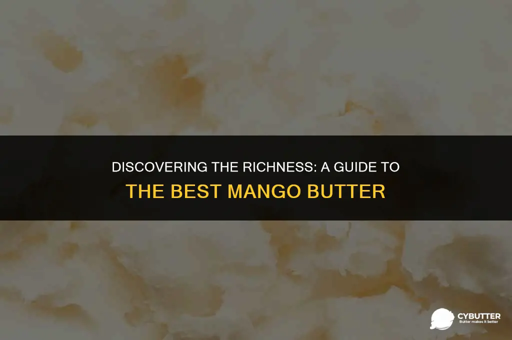 what is the best mango butter