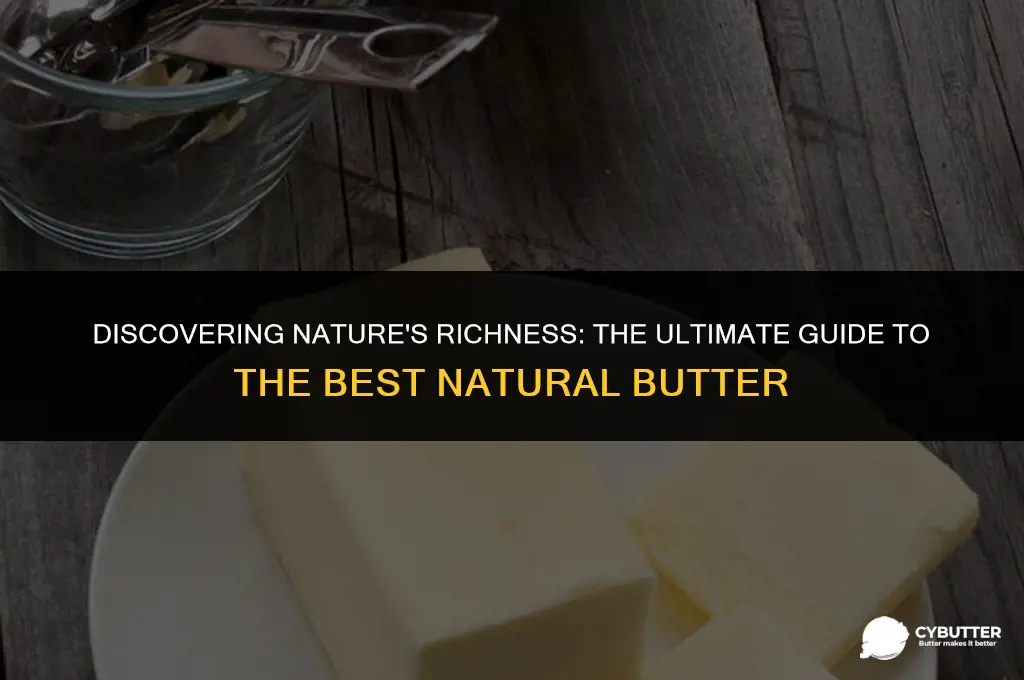 what is the best natural butter