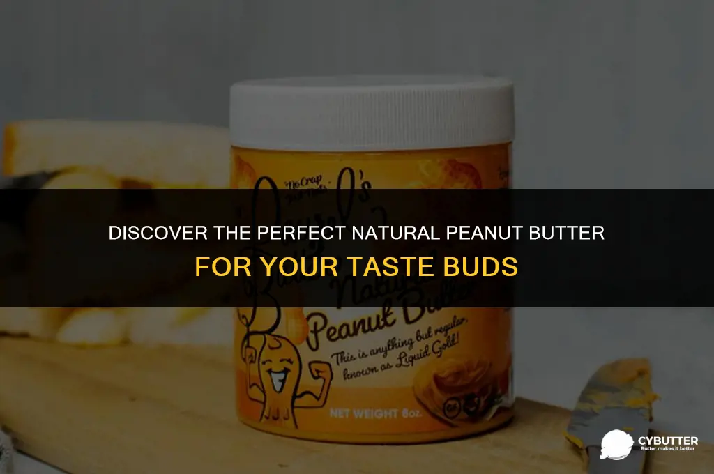 what is the best natural peanut butter