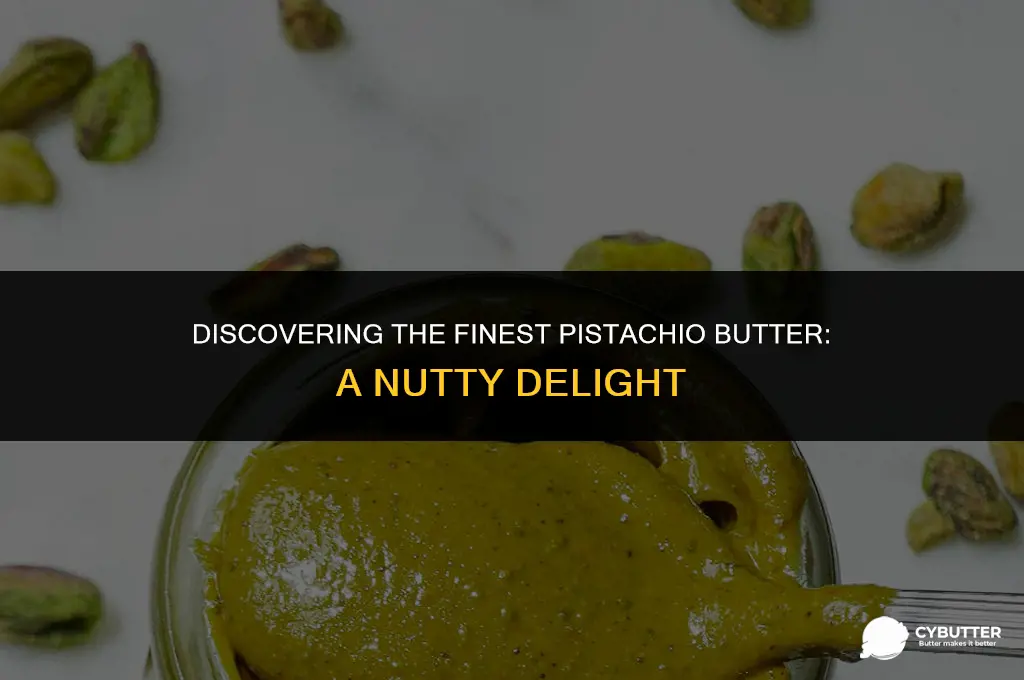 what is the best pistachio butter