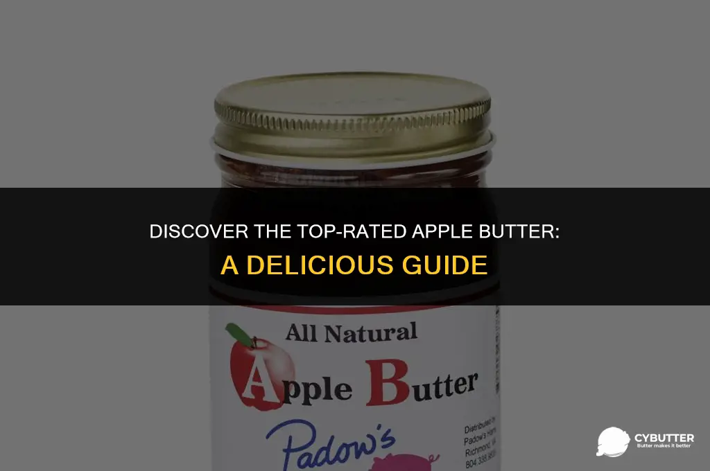 what is the best rated apple butter to buy