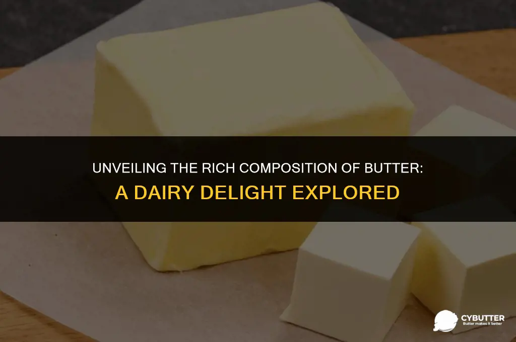 what is the composition of butter