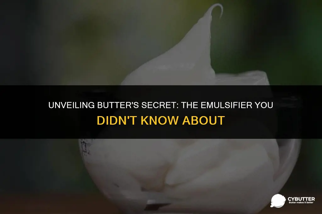 what is the emulsifier in butter