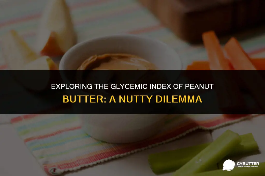 what is the gi of peanut butter