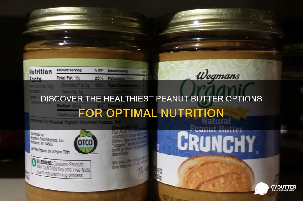 what is the healthiest peanut butter to get