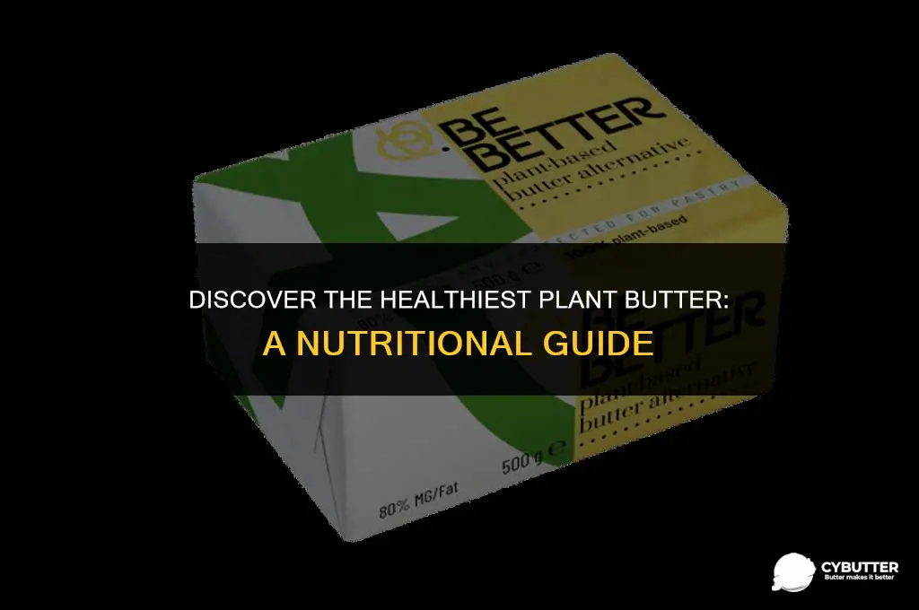 what is the healthiest plant butter