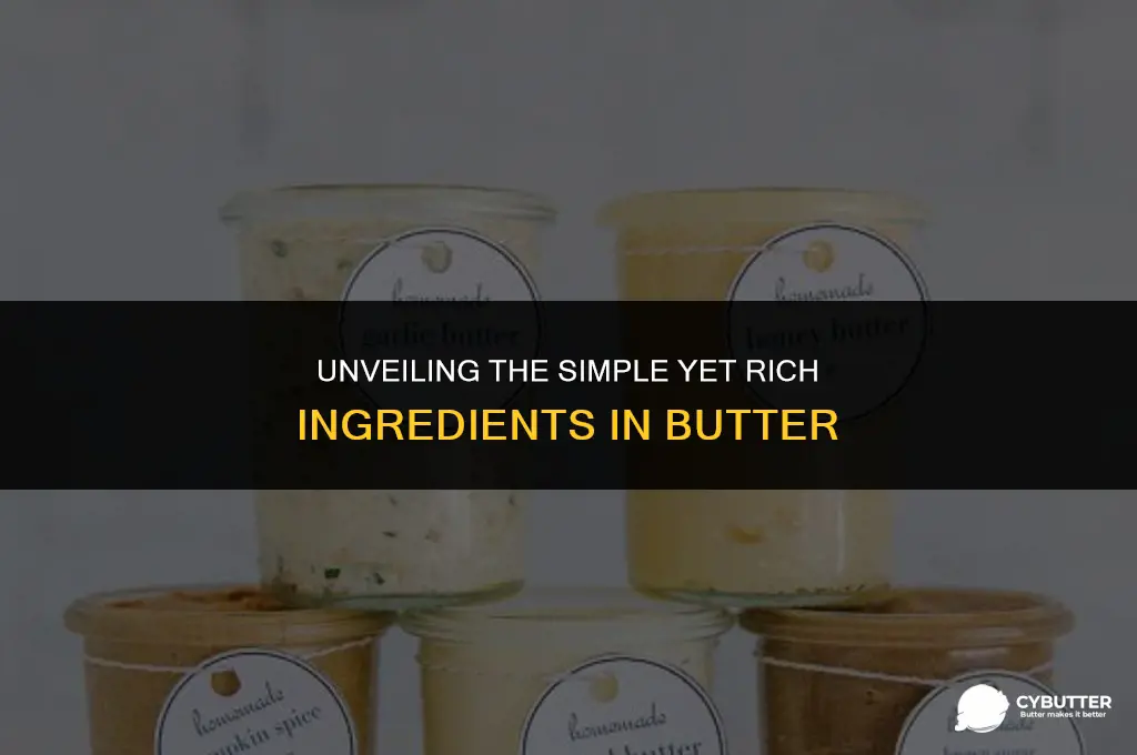 what is the ingerdients in butter