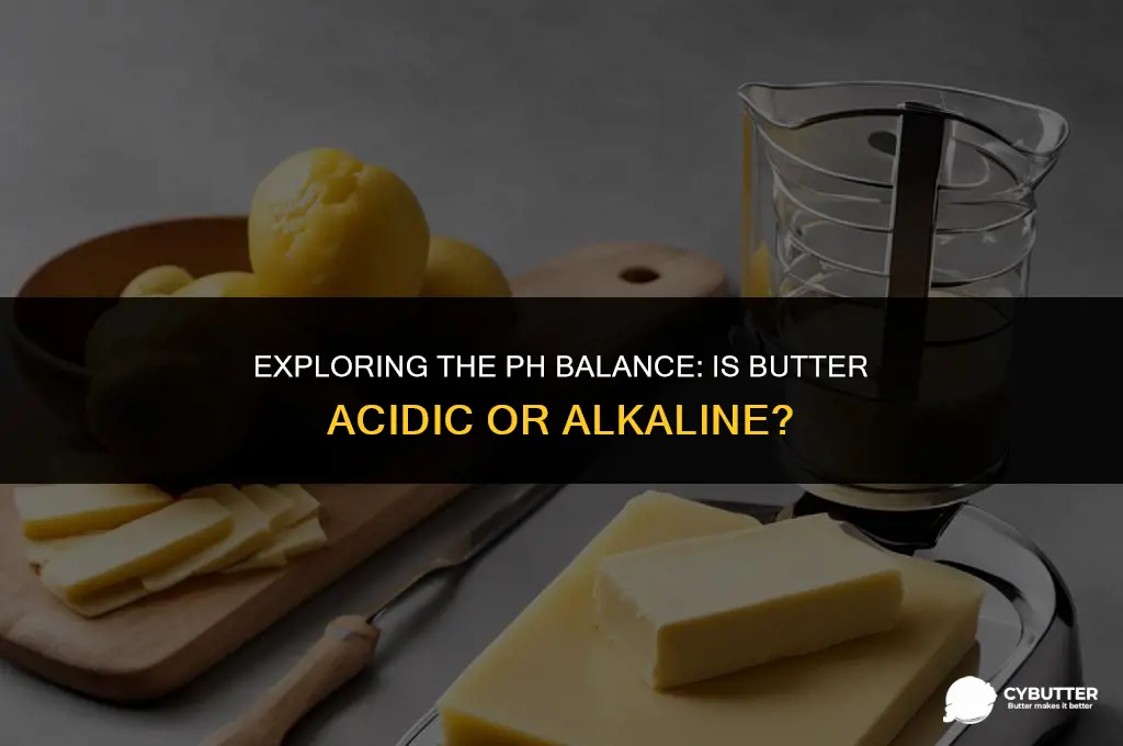 what is the ph of butter