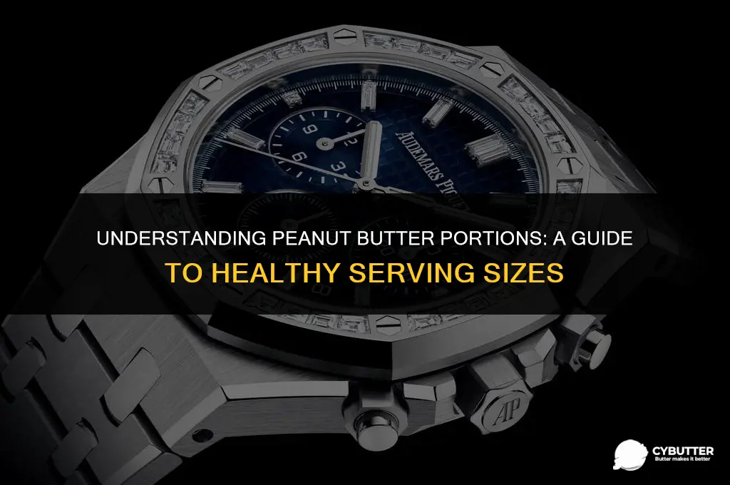 what is the serving size of peanut butter