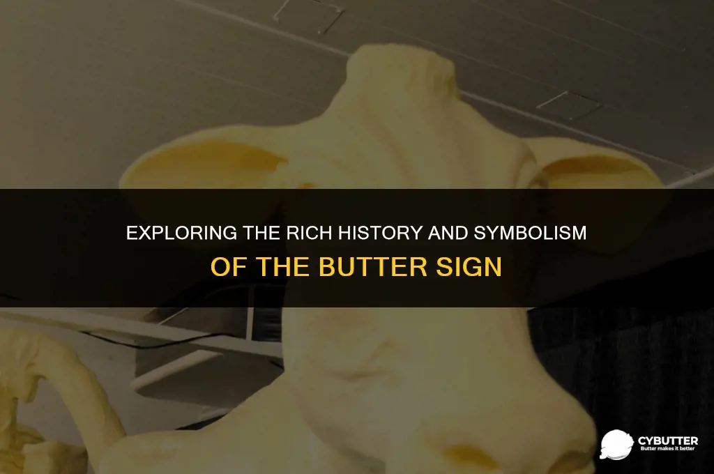 what is the sign for butter