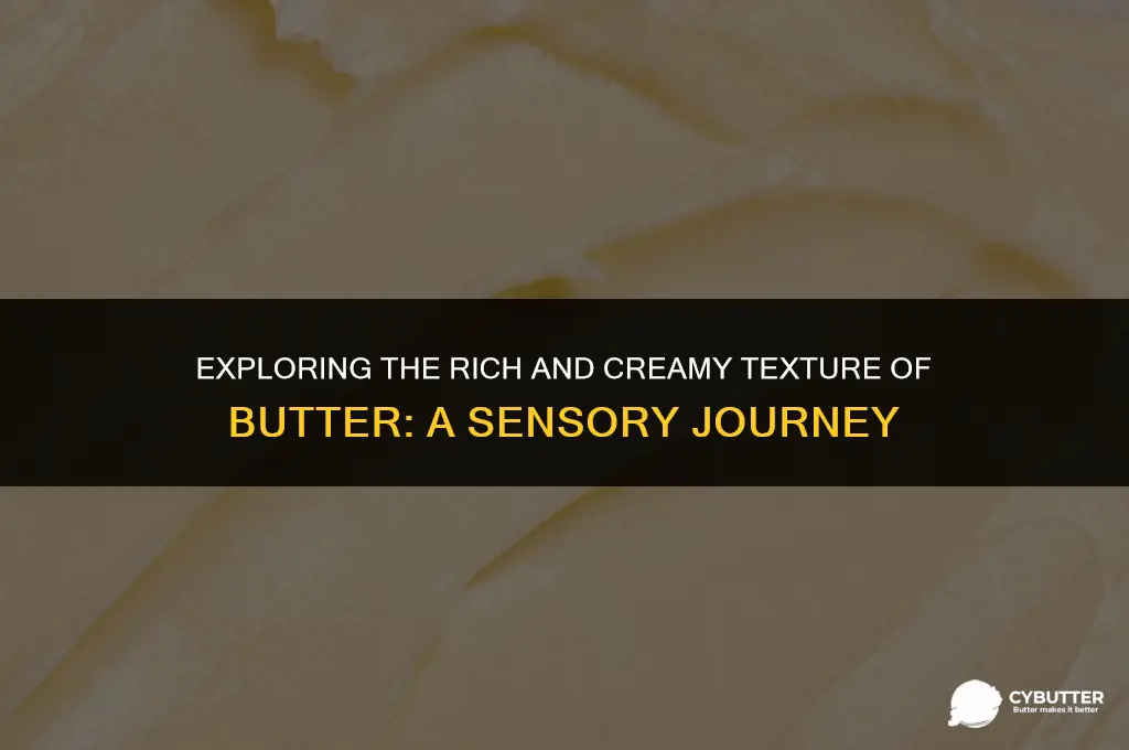 what is the texture of butter