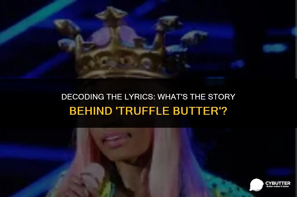 what is truffle butter song about