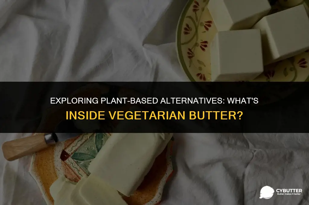 what is vegetarian butter made of