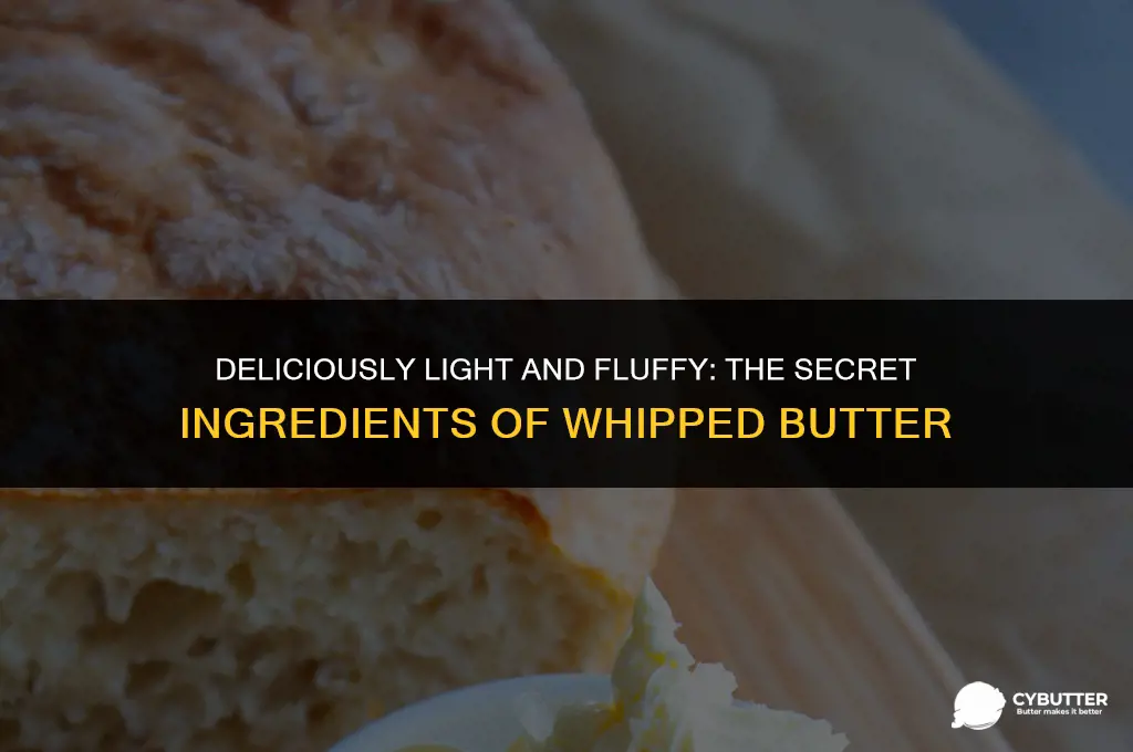 what is whipped butter made of