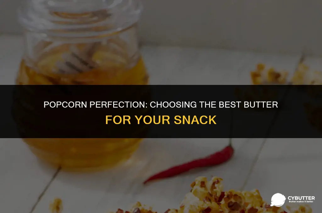what kind of butter for popcorn