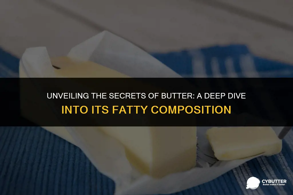 what kind of fat in butter