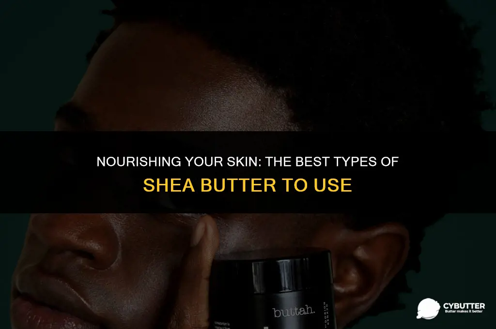 what kind of shea butter is good for skin