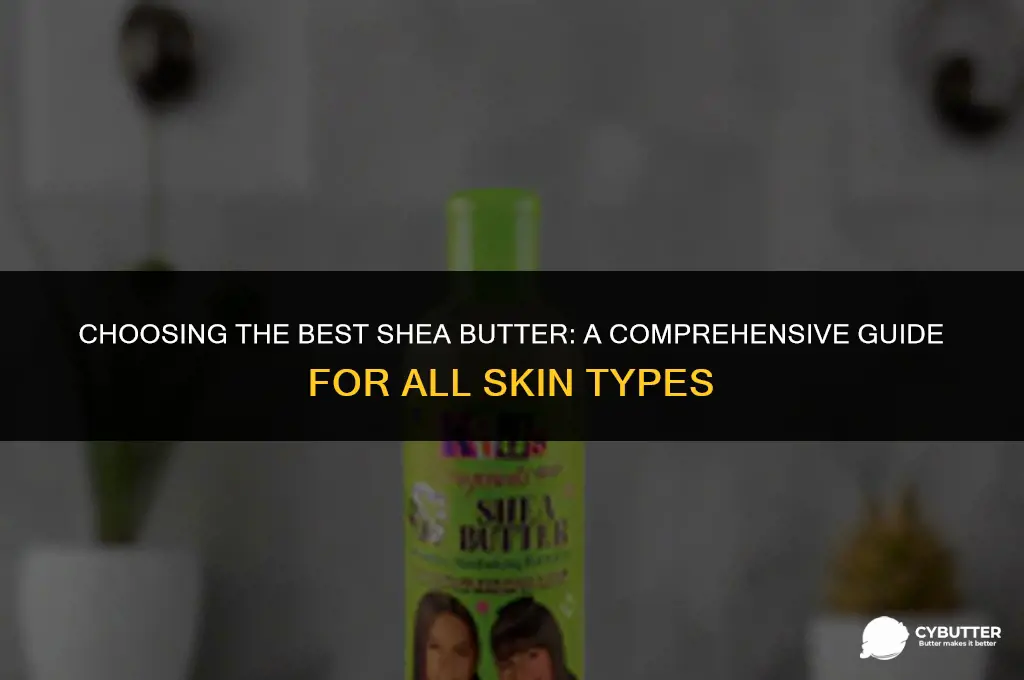 what kind of shea butter should i buy