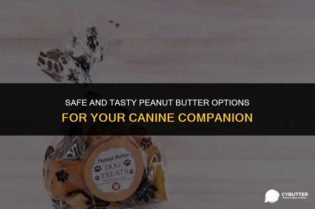 what kinds of peanut butter can dogs have