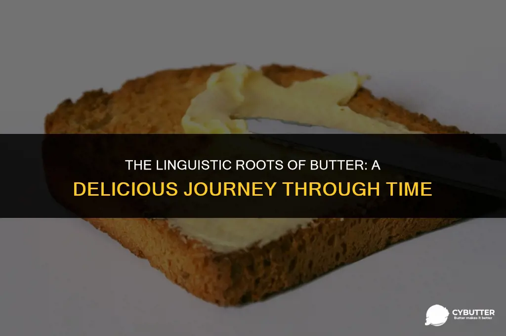 what language does butter come from