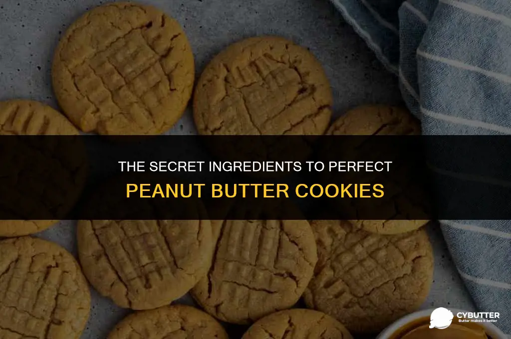 what makes a good peanut butter cookie