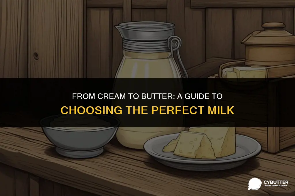 what milk do you use to make butter