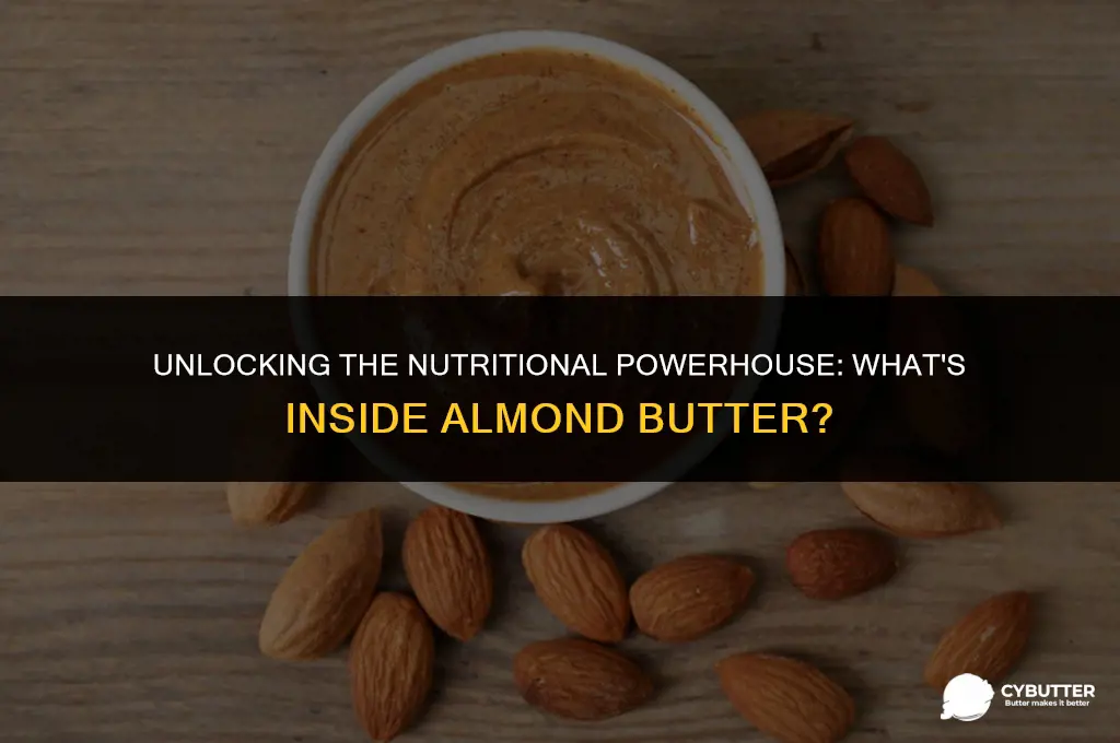 what nutrients are in almond butter