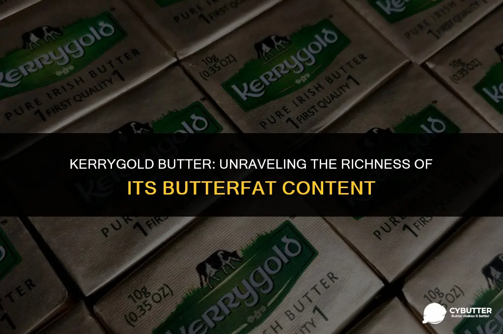 what percent butterfat is kerrygold butter