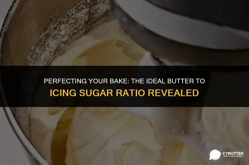 what ratio butter to icing sugar