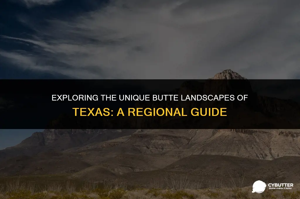 what region are buttes in texas