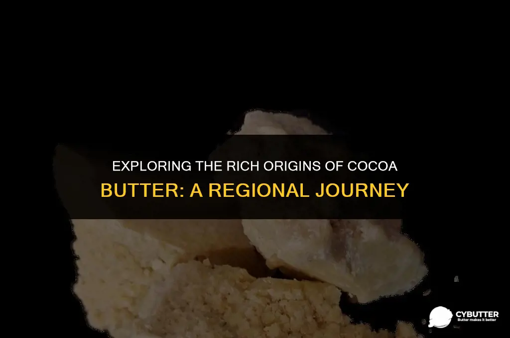 what region is cocoa butter found