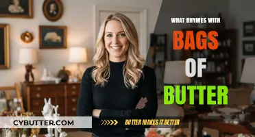 Rhyming Riches: Discovering Perfect Matches for 'Bags of Butter