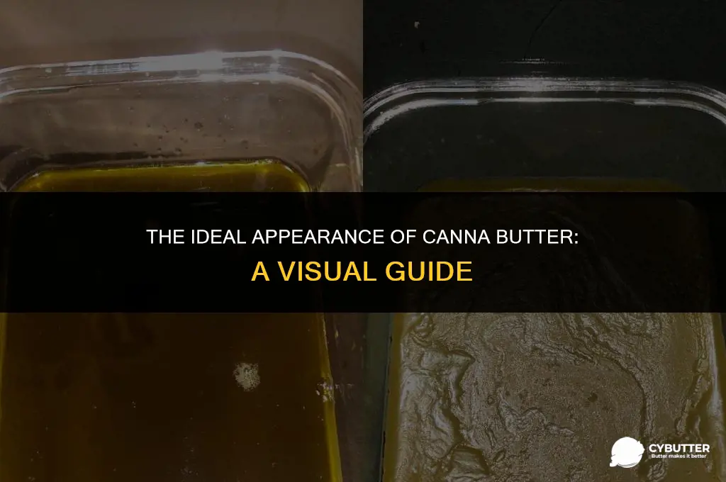 what should canna butter look like