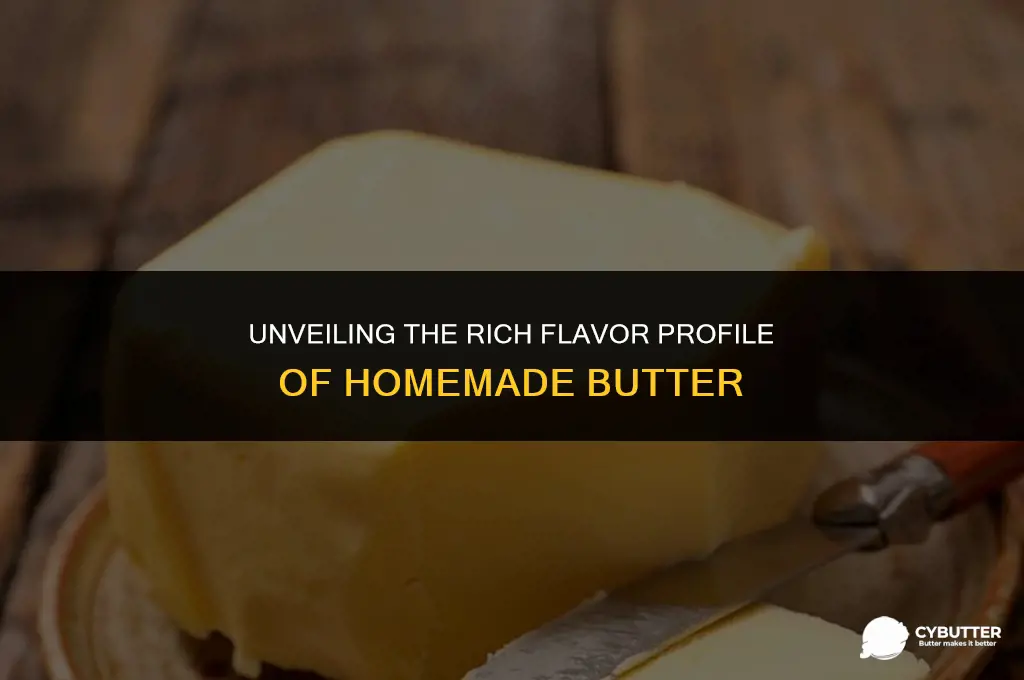 what should homemade butter taste like