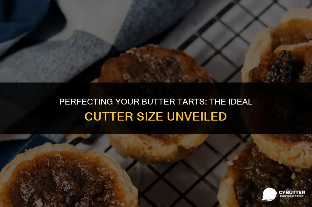 what size cutter for butter tarts