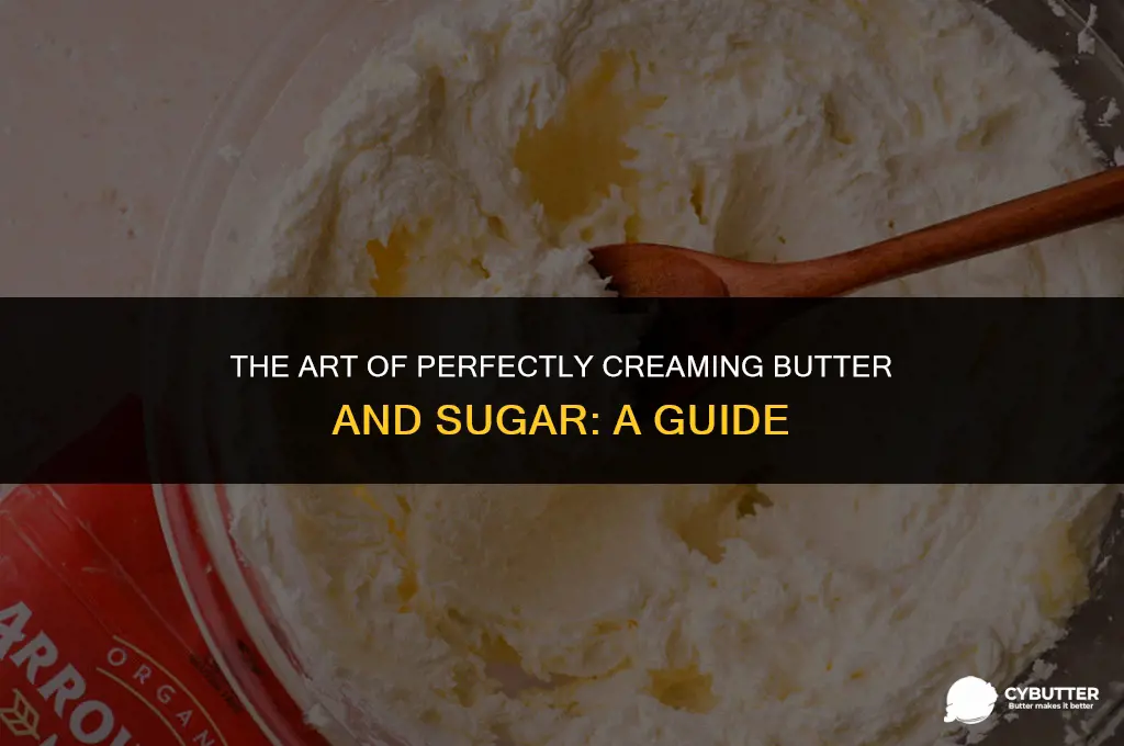 what speed to cream butter and sugar