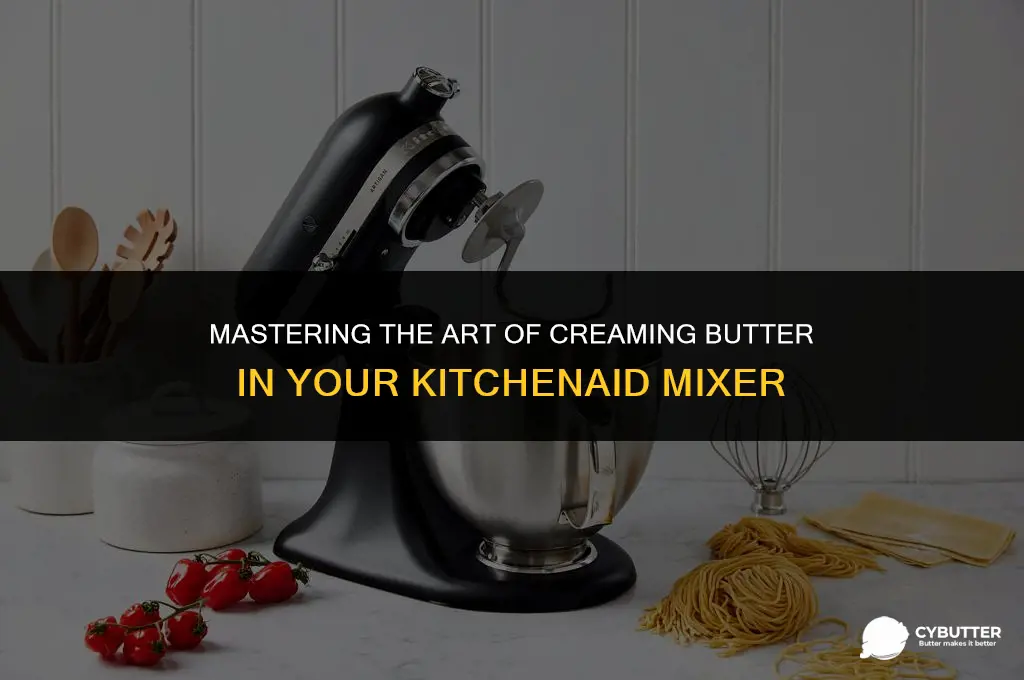 what speed to cream butter kitchenaid