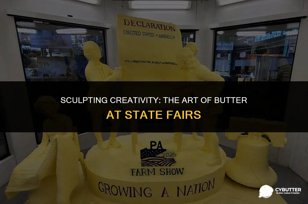 what state fair has butter sculpture