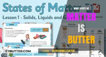 From Solid to Spread: Understanding Butter's Matter State