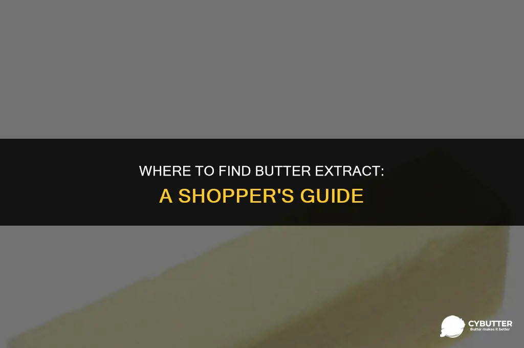 what store is butter extract at