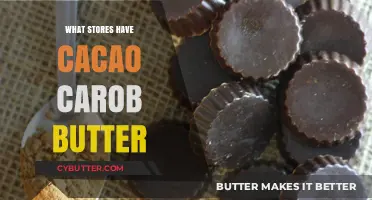 Where to Find Cacao Carob Butter: A Shopper's Guide