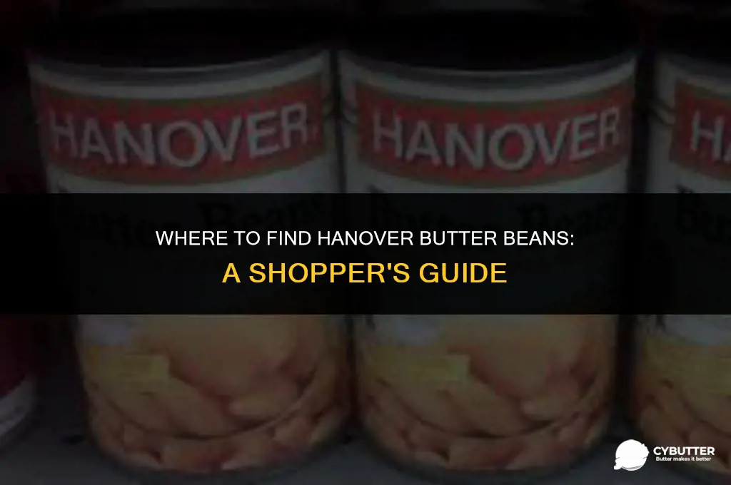 what stores sell hanover butter beans